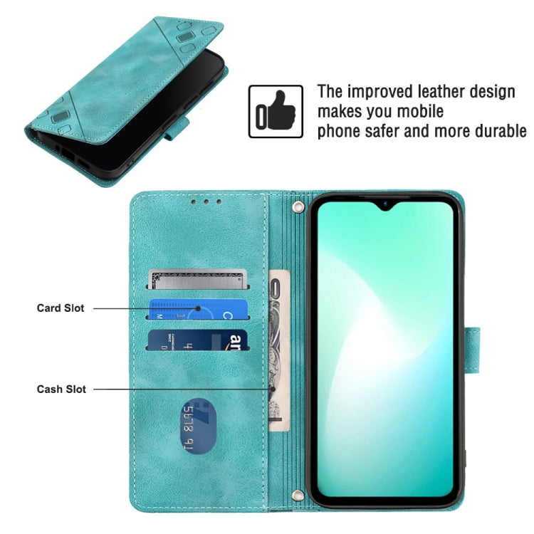 For Infinix Hot 11 Play / Hot 10 Play / Hot 9 Play Skin-feel Embossed Leather Phone Case