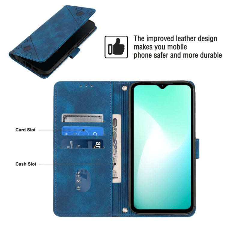 For Infinix Hot 11 Play / Hot 10 Play / Hot 9 Play Skin-feel Embossed Leather Phone Case