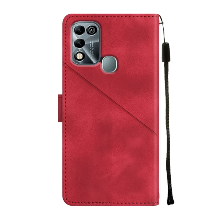 For Infinix Hot 11 Play / Hot 10 Play / Hot 9 Play Skin-feel Embossed Leather Phone Case