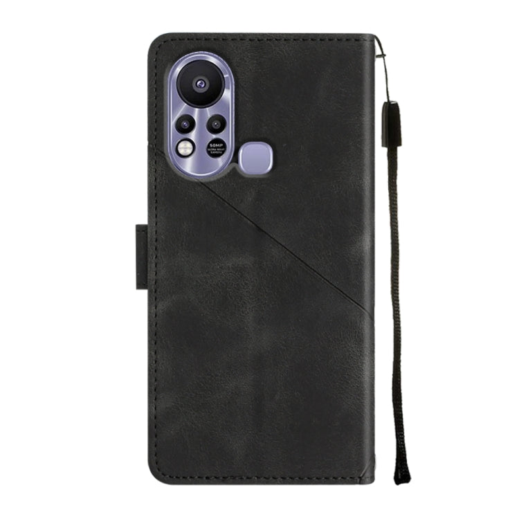 For Infinix Hot 11s Skin-feel Embossed Leather Phone Case