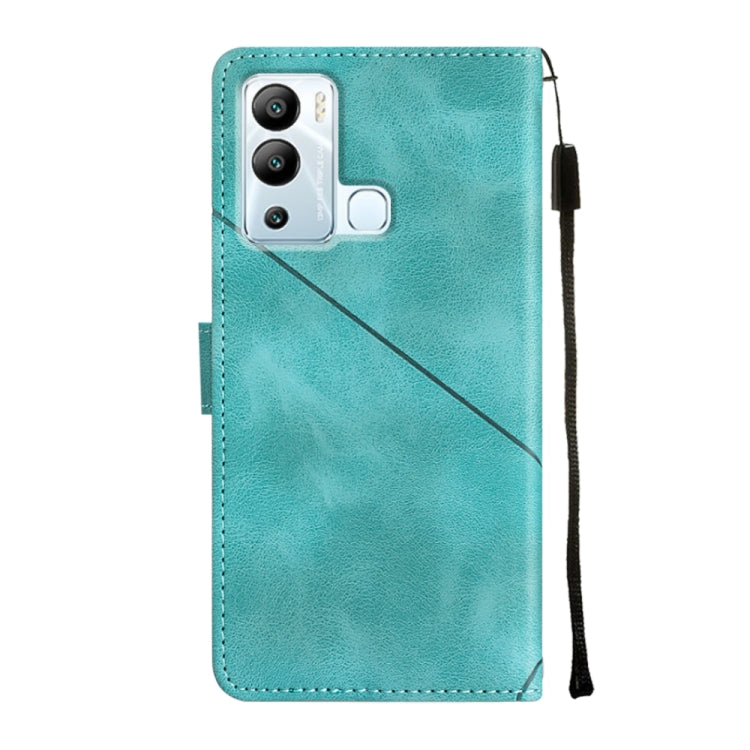 For Infinix Hot 12i X665 Skin-feel Embossed Leather Phone Case
