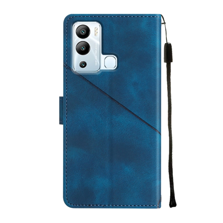 For Infinix Hot 12i X665 Skin-feel Embossed Leather Phone Case