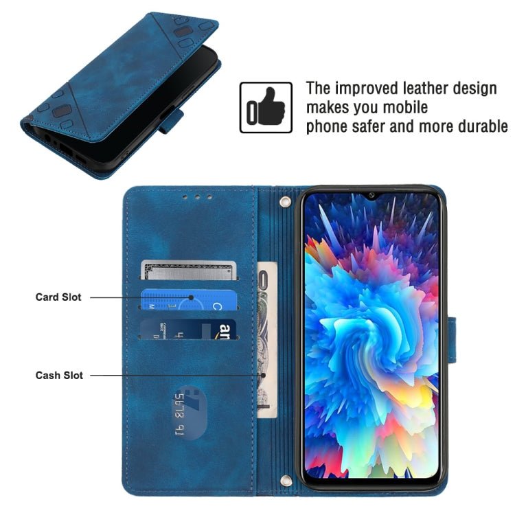 For Infinix Hot 20 5G X666 Skin-feel Embossed Leather Phone Case