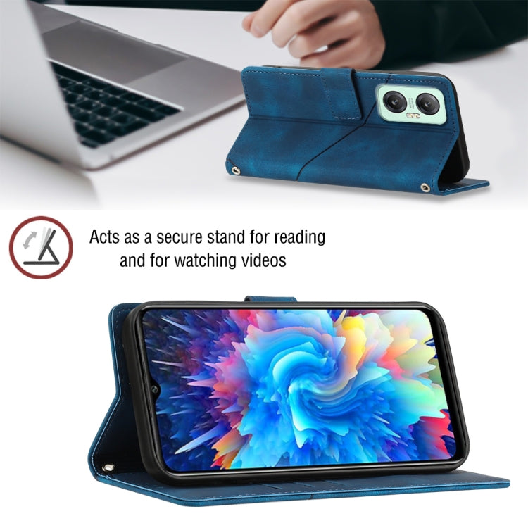 For Infinix Hot 20 5G X666 Skin-feel Embossed Leather Phone Case