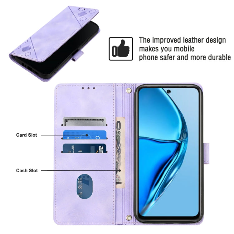 For Infinix Hot 20S / 20 Pro X6827 Skin-feel Embossed Leather Phone Case