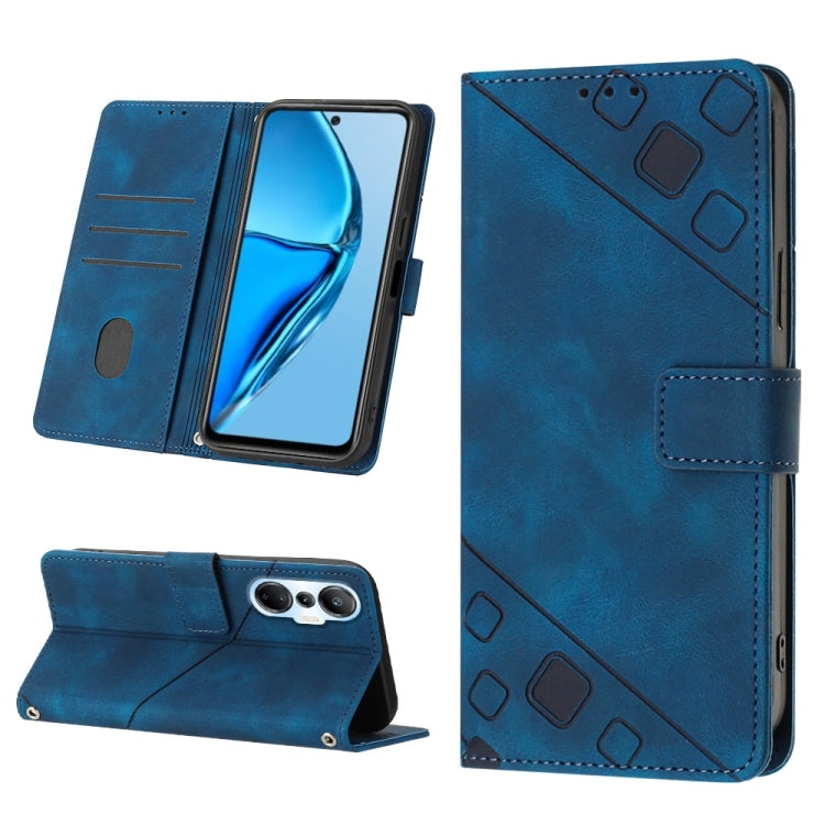 For Infinix Hot 20S / 20 Pro X6827 Skin-feel Embossed Leather Phone Case