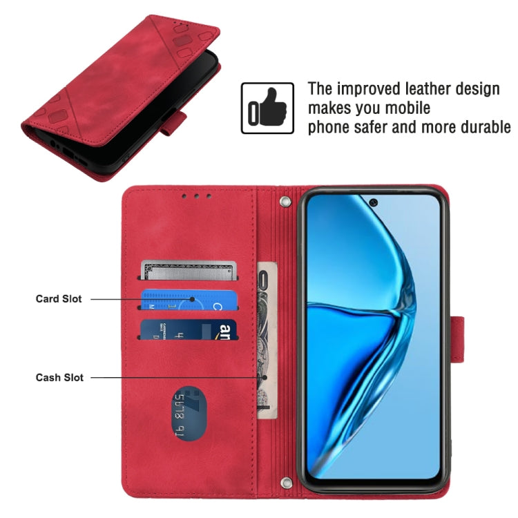 For Infinix Hot 20S / 20 Pro X6827 Skin-feel Embossed Leather Phone Case