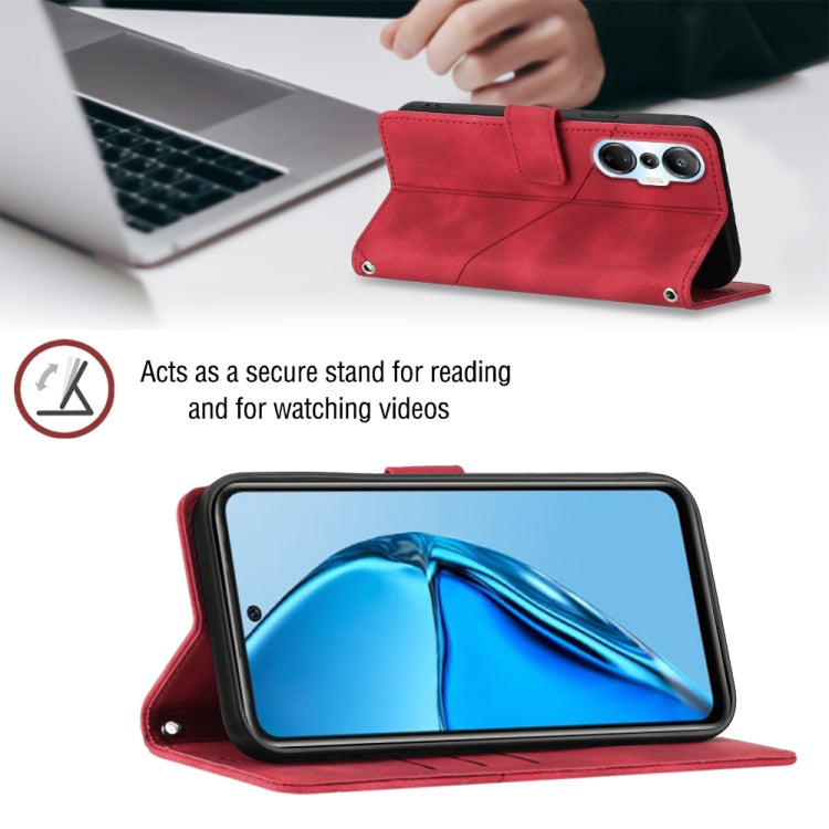 For Infinix Hot 20S / 20 Pro X6827 Skin-feel Embossed Leather Phone Case