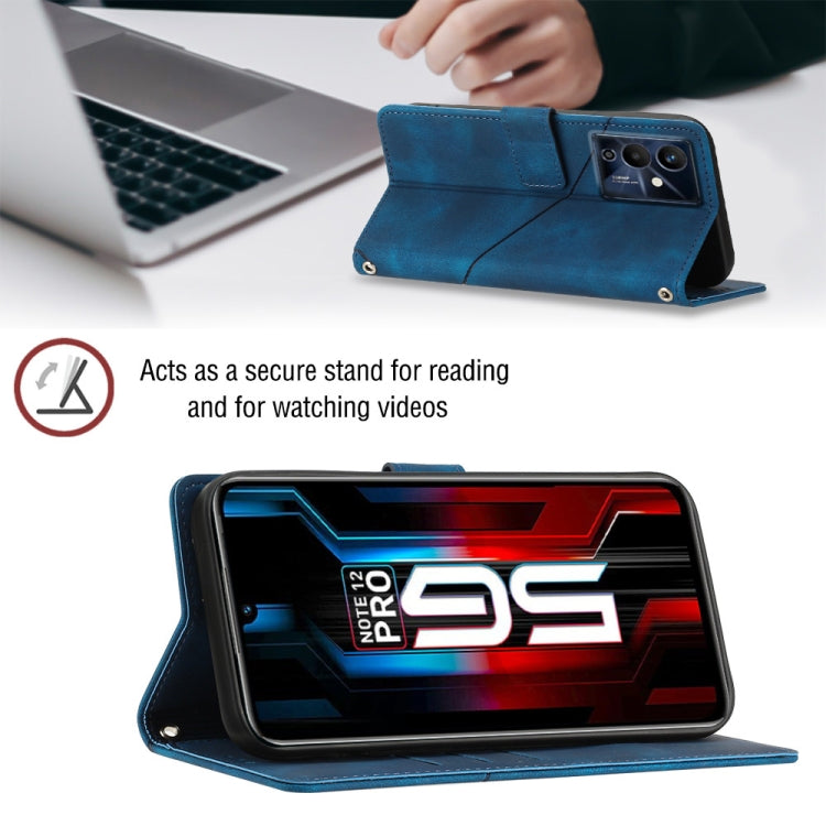 For Infinix Note 12 5G / Note 12 Pro 5G Skin-feel Embossed Leather Phone Case