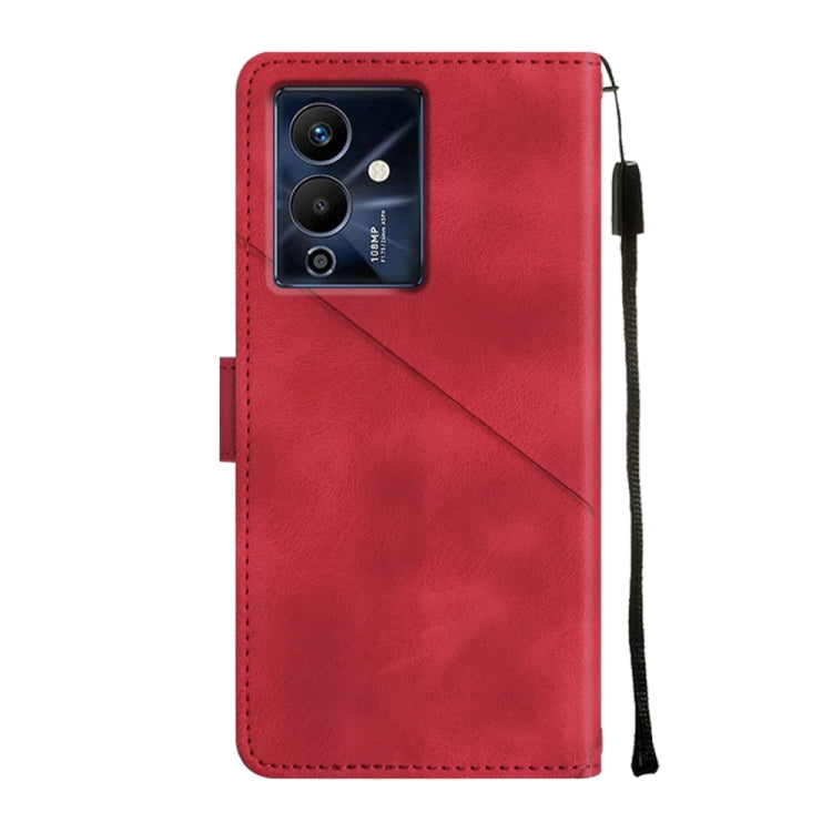 For Infinix Note 12 5G / Note 12 Pro 5G Skin-feel Embossed Leather Phone Case