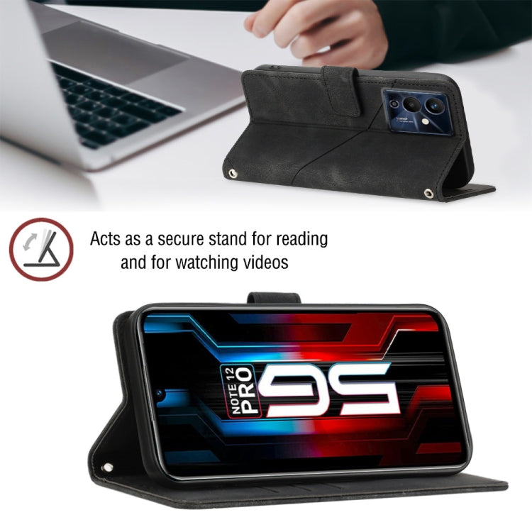 For Infinix Note 12 5G / Note 12 Pro 5G Skin-feel Embossed Leather Phone Case