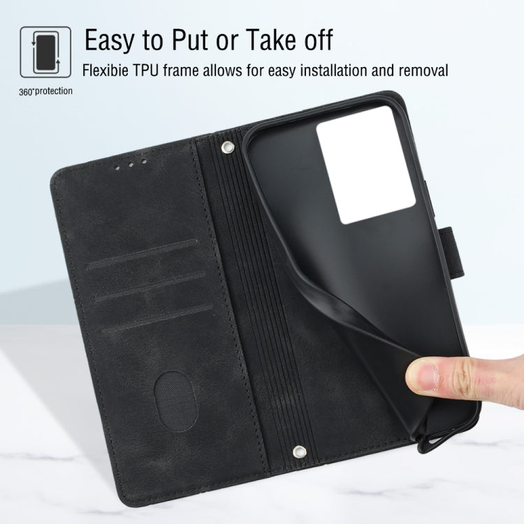 For Infinix Note 12 5G / Note 12 Pro 5G Skin-feel Embossed Leather Phone Case