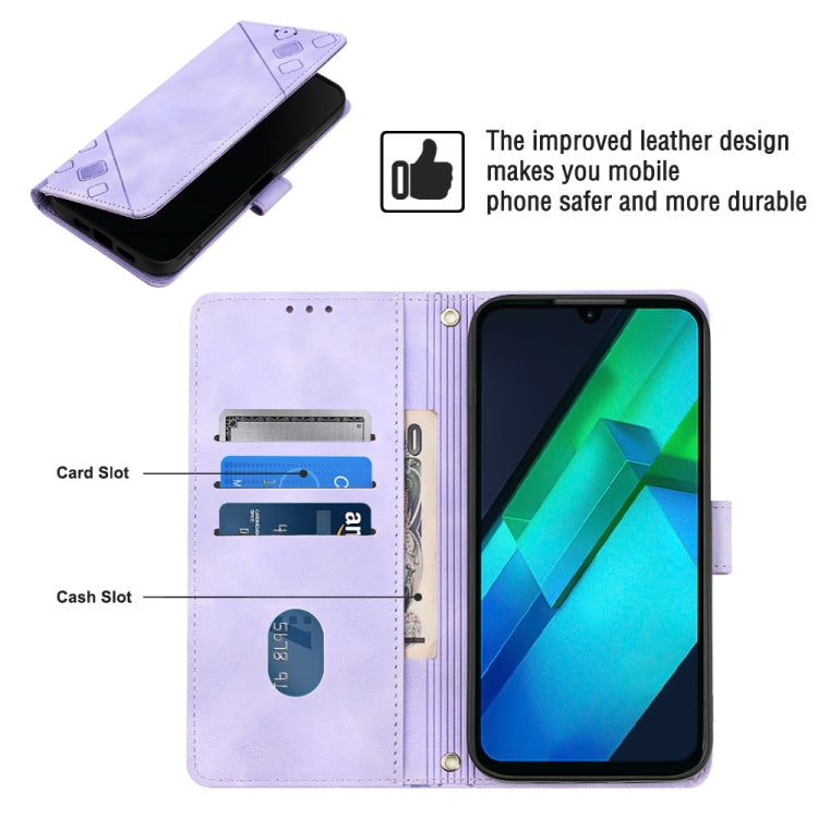 For Infinix Note 12i X6819 Skin-feel Embossed Leather Phone Case