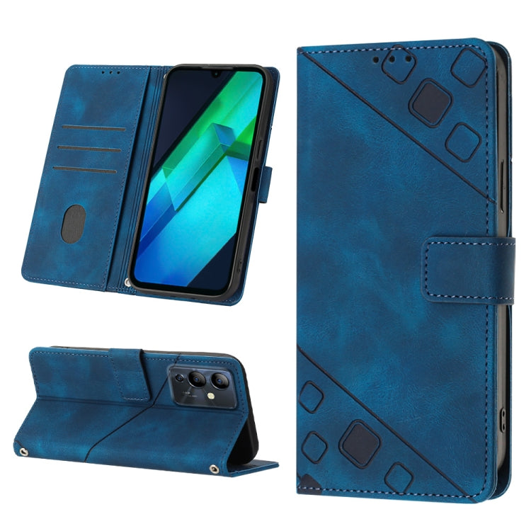 For Infinix Note 12i X6819 Skin-feel Embossed Leather Phone Case