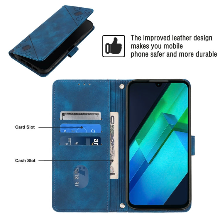 For Infinix Note 12i X6819 Skin-feel Embossed Leather Phone Case