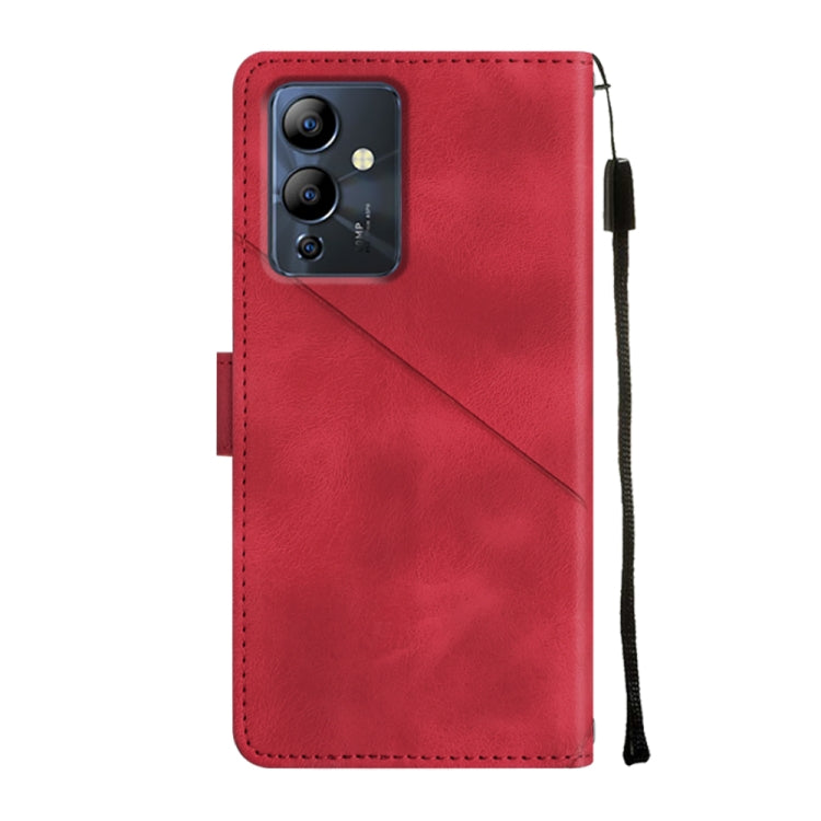 For Infinix Note 12i X6819 Skin-feel Embossed Leather Phone Case