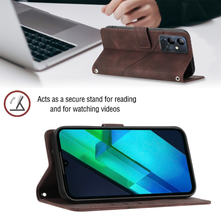 For Infinix Note 12i X6819 Skin-feel Embossed Leather Phone Case