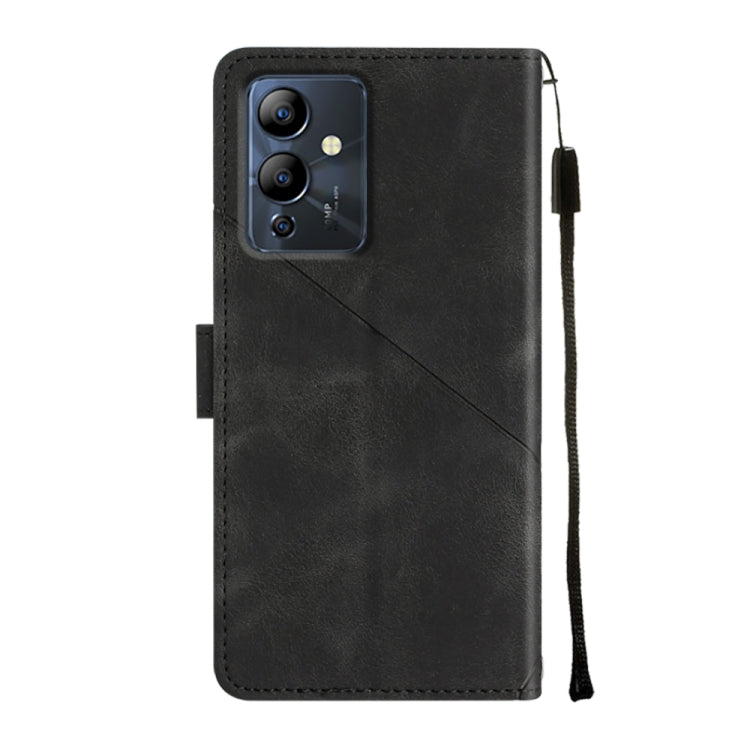 For Infinix Note 12i X6819 Skin-feel Embossed Leather Phone Case