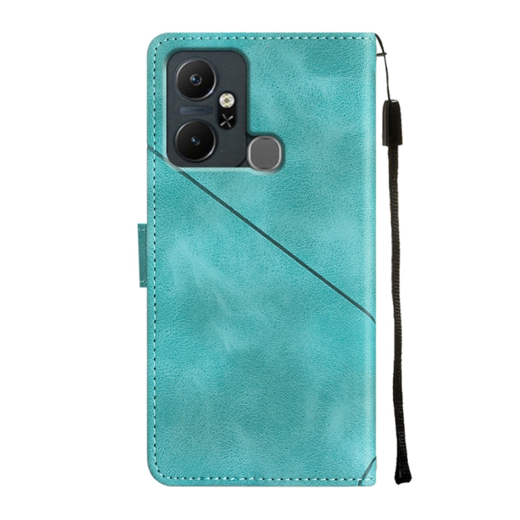 For Infinix Smart 6 Plus X6823 Skin-feel Embossed Leather Phone Case