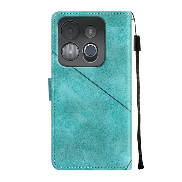 For Infinix Smart 7 X6515 Skin-feel Embossed Leather Phone Case