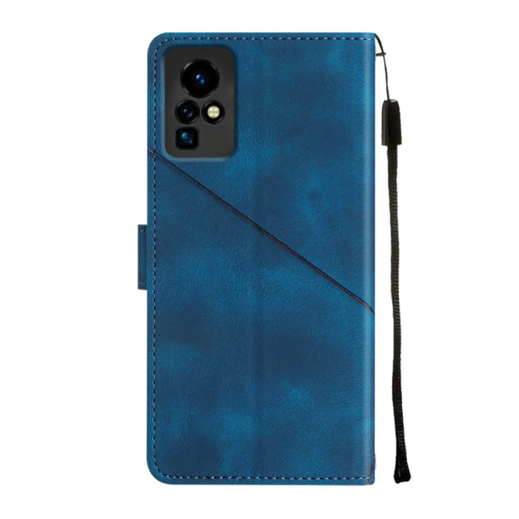For Infinix Zero X / Zero X Pro X6811 Skin-feel Embossed Leather Phone Case