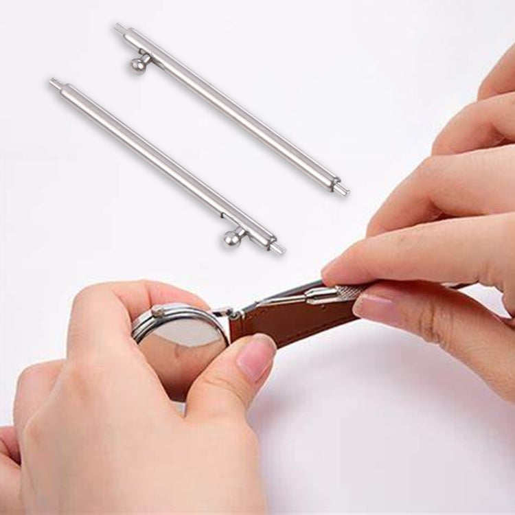 18mm 1000pcs Stainless Steel Watch Band Connector, Outside Diameter:1.8mm