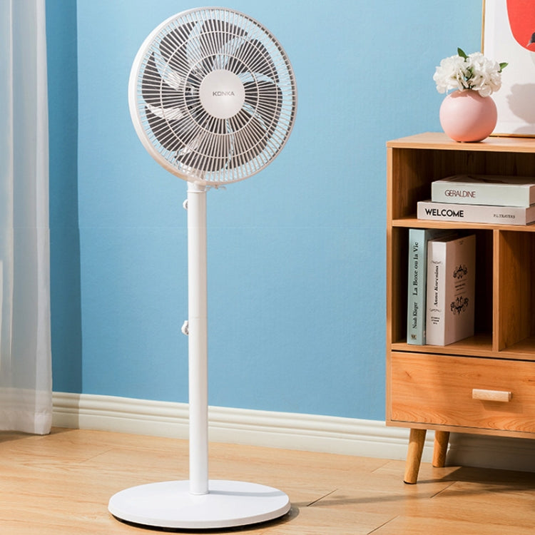 KONKA KF-DL01 45W 3-Speed Telescopic Vertical Floor Fan(White)