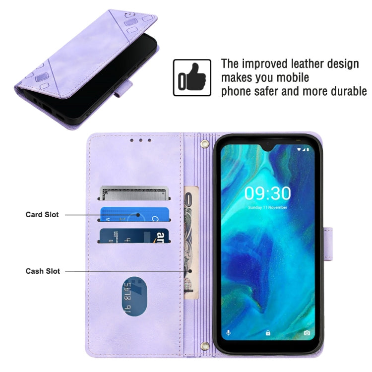 For Tecno Pop 5 Go Skin-feel Embossed Leather Phone Case