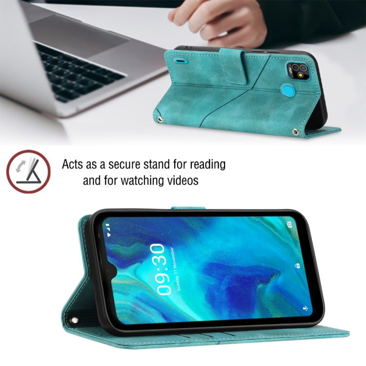 For Tecno Pop 5 Go Skin-feel Embossed Leather Phone Case