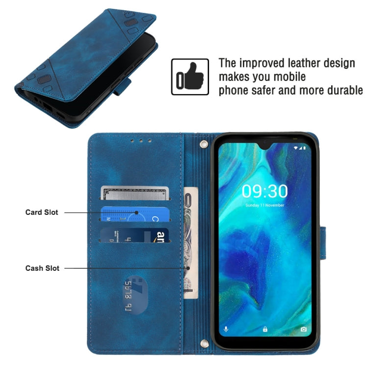 For Tecno Pop 5 Go Skin-feel Embossed Leather Phone Case