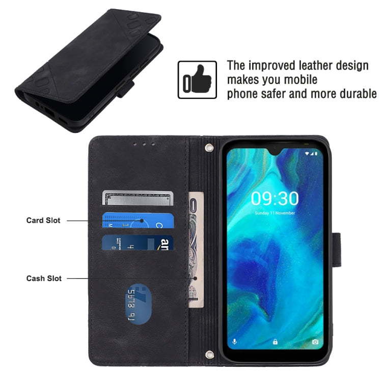 For Tecno Pop 5 Go Skin-feel Embossed Leather Phone Case