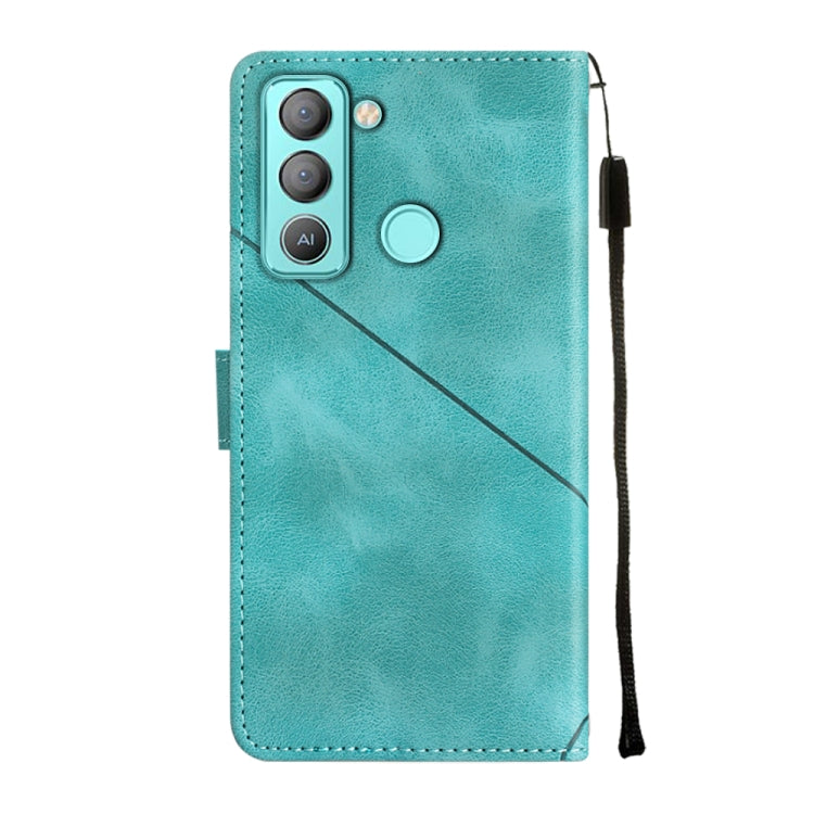 For Tecno Pop 5 LTE Skin-feel Embossed Leather Phone Case