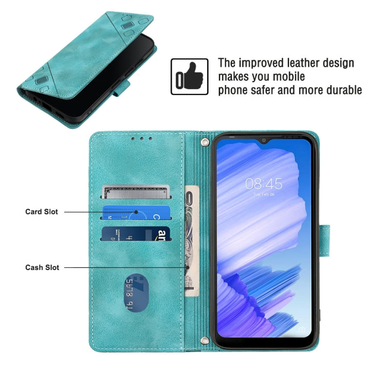 For Tecno Pop 5 LTE Skin-feel Embossed Leather Phone Case