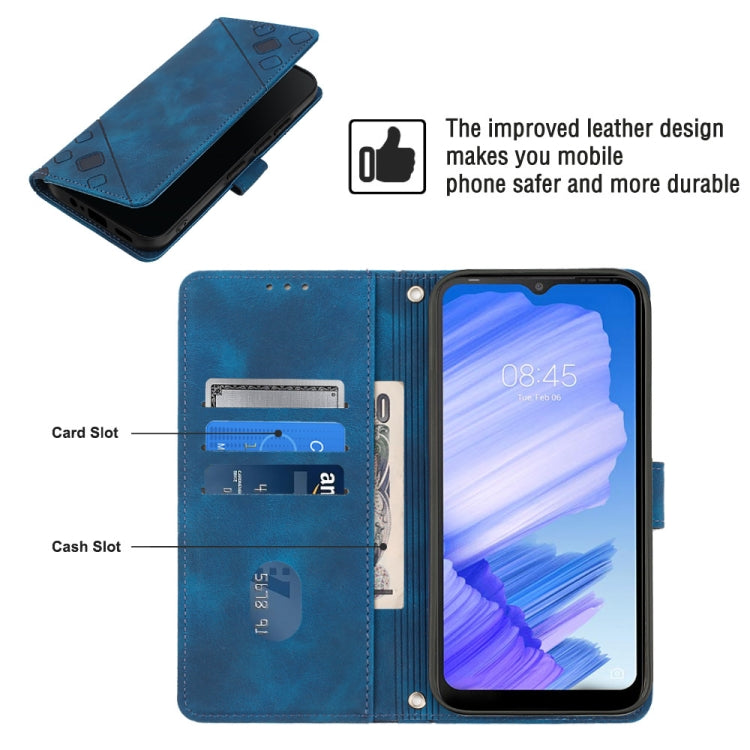For Tecno Pop 5 LTE Skin-feel Embossed Leather Phone Case
