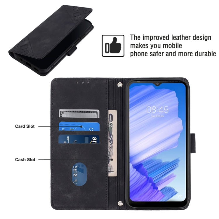 For Tecno Pop 5 LTE Skin-feel Embossed Leather Phone Case