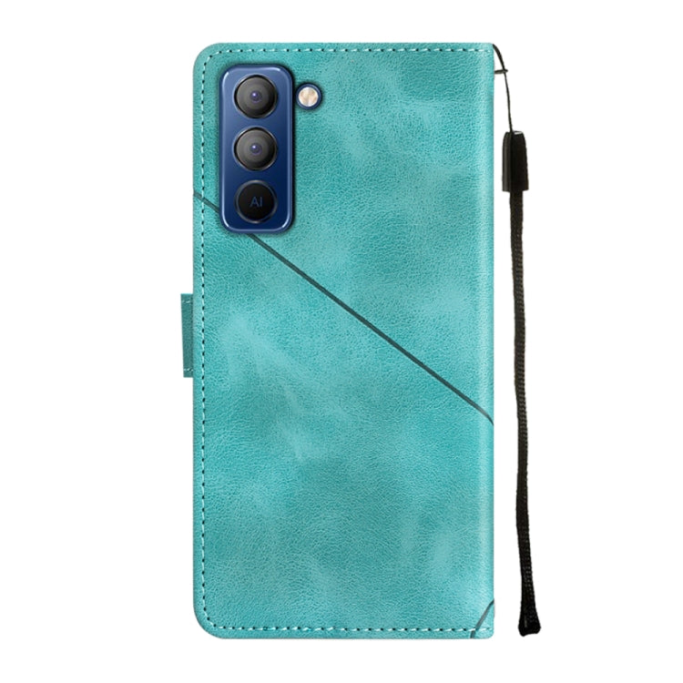 For Tecno Pop 5P Skin-feel Embossed Leather Phone Case