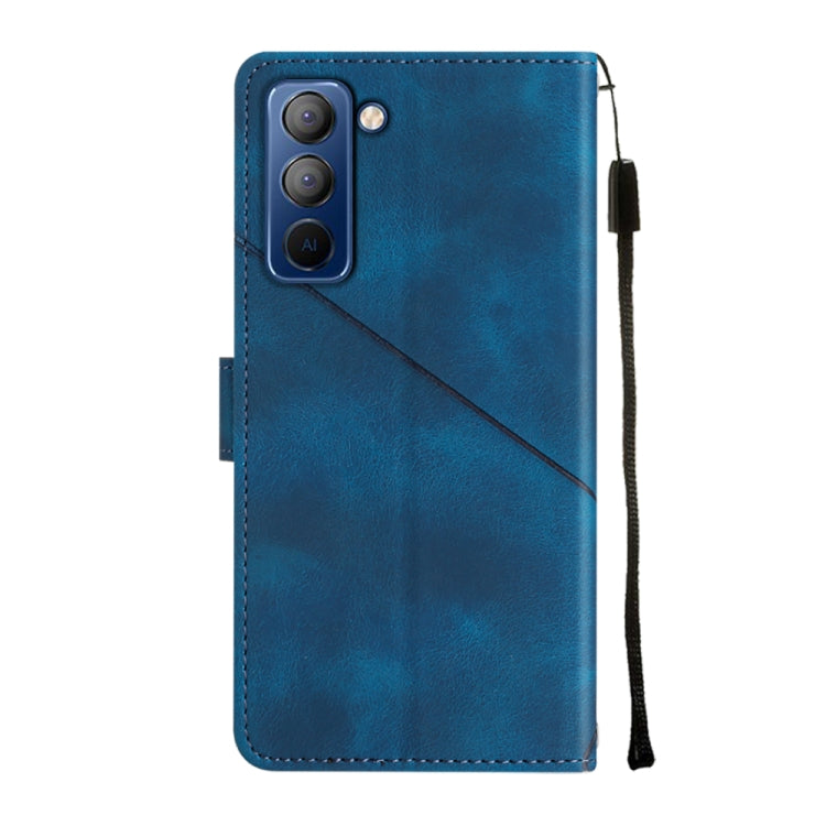 For Tecno Pop 5P Skin-feel Embossed Leather Phone Case