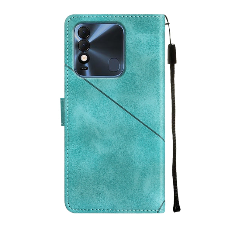 For Tecno Spark 8 Skin-feel Embossed Leather Phone Case