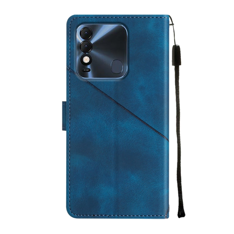 For Tecno Spark 8 Skin-feel Embossed Leather Phone Case