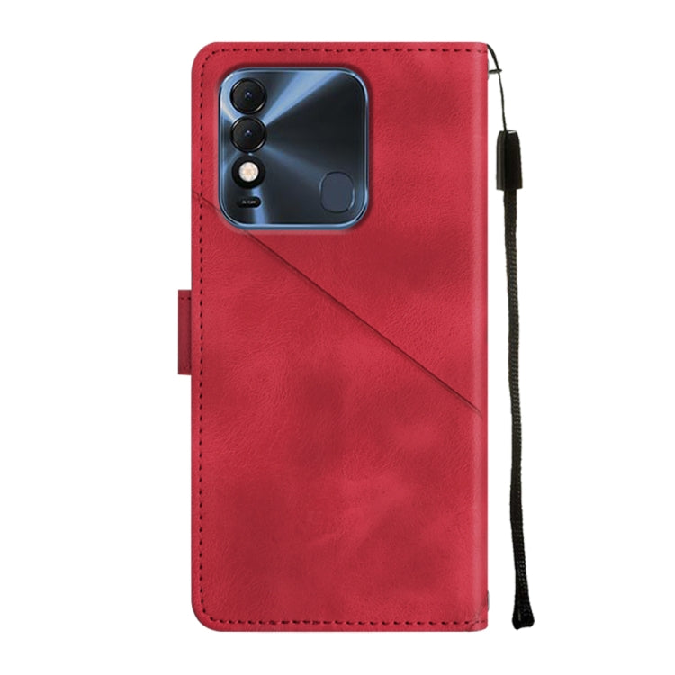 For Tecno Spark 8 Skin-feel Embossed Leather Phone Case