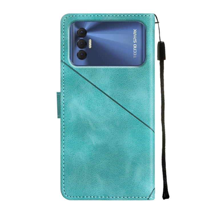For Tecno Spark 8P Skin-feel Embossed Leather Phone Case