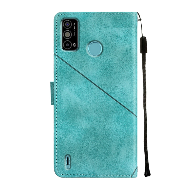 For Tecno Spark Go 2021 Skin-feel Embossed Leather Phone Case