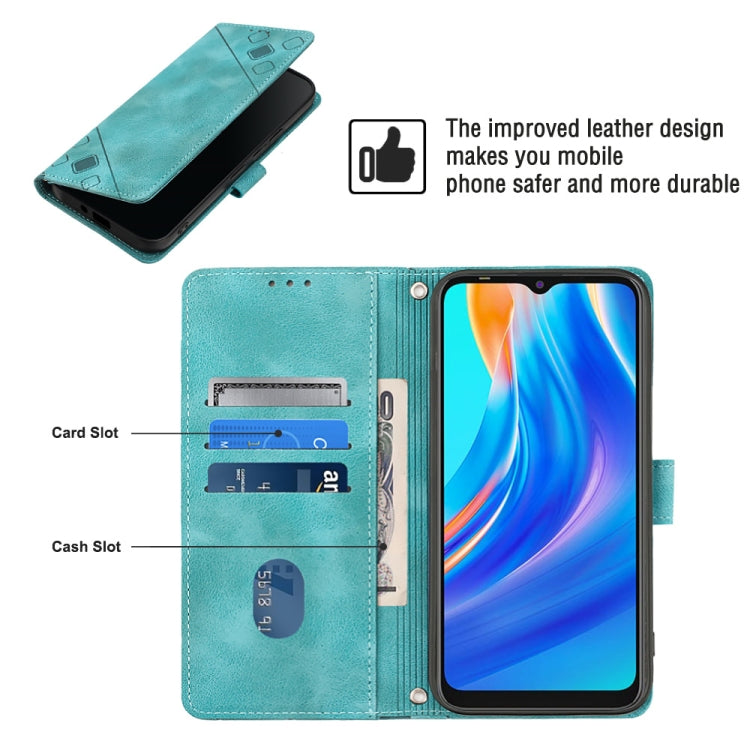 For Tecno Spark Go 2021 Skin-feel Embossed Leather Phone Case