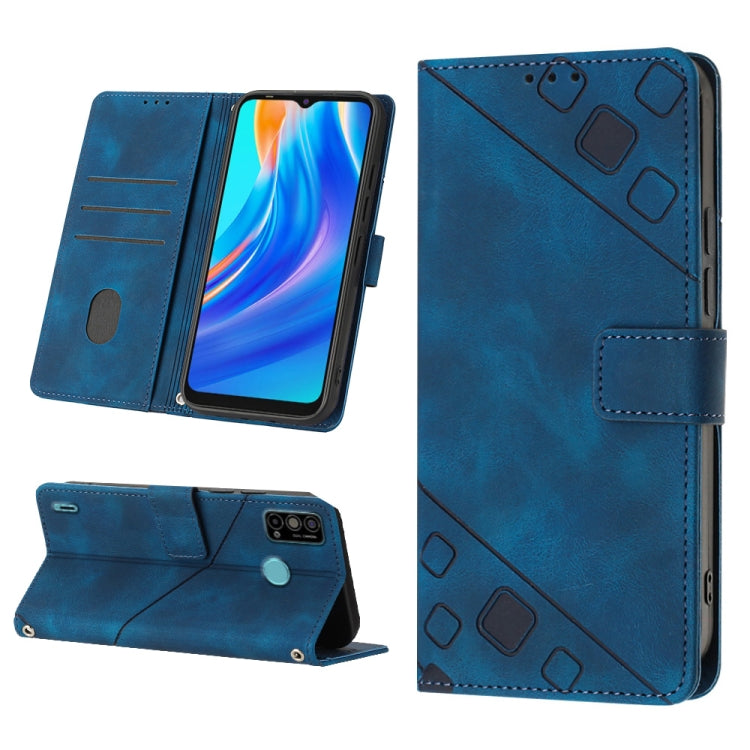 For Tecno Spark Go 2021 Skin-feel Embossed Leather Phone Case