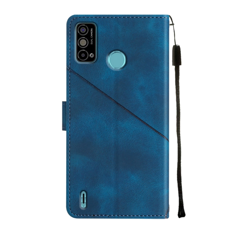 For Tecno Spark Go 2021 Skin-feel Embossed Leather Phone Case