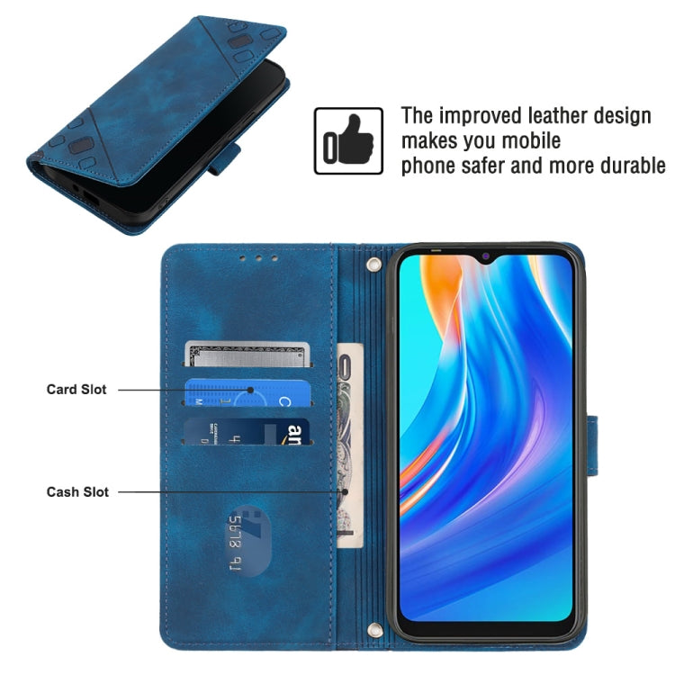 For Tecno Spark Go 2021 Skin-feel Embossed Leather Phone Case