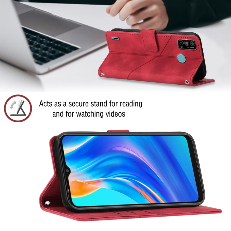 For Tecno Spark Go 2021 Skin-feel Embossed Leather Phone Case
