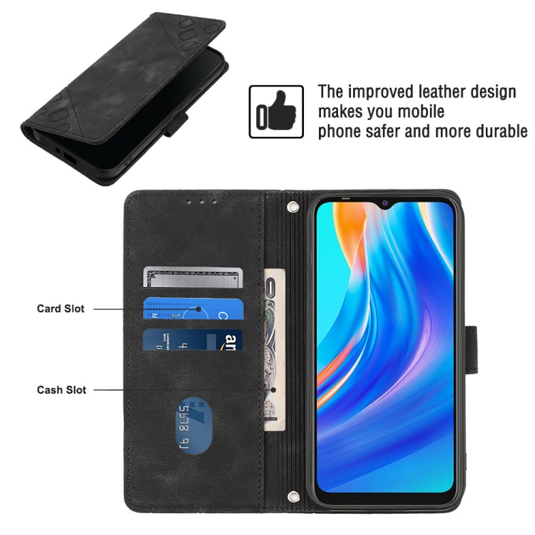 For Tecno Spark Go 2021 Skin-feel Embossed Leather Phone Case