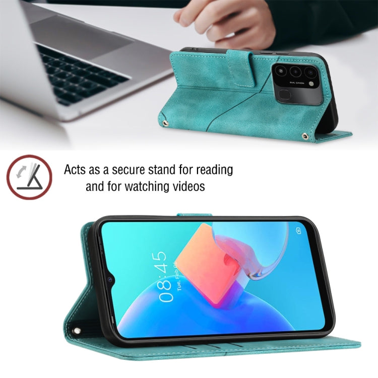 For Tecno Spark Go 2022 Skin-feel Embossed Leather Phone Case