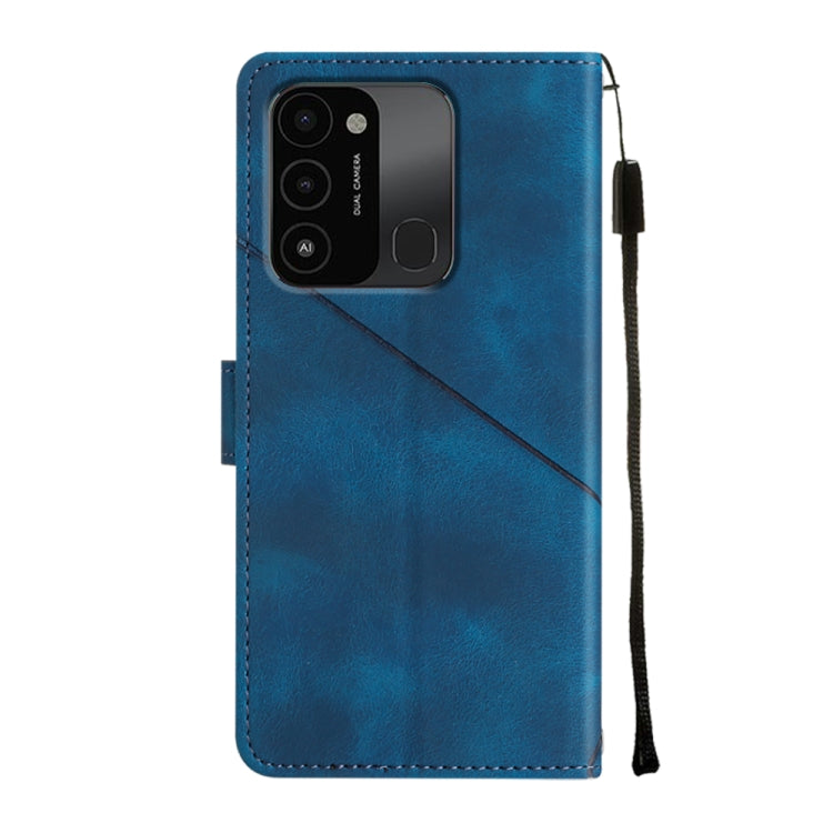For Tecno Spark Go 2022 Skin-feel Embossed Leather Phone Case